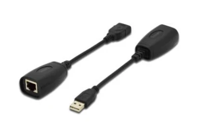 Digitus USB Extender, USB 1.1, prez Cat 5, 5e nebo Cat 6 UTP kabel, až 45 m / 150 ft Digitus USB Extender, USB 1.1, prez Cat 5, 5e nebo Cat 6 UTP kabel, až 45 m / 150 ft