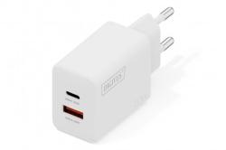 DIGITUS USB Nabíječka 20W, 1x USB-C, 1x USB-A