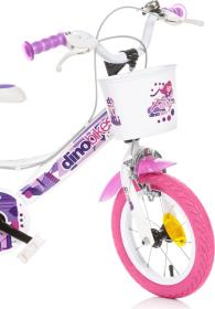 Dino Fairy 12 - bílé dětské kolo