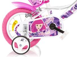 Dino Fairy 12 - bílé dětské kolo