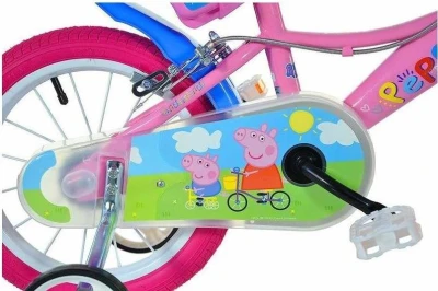 Dino 144R-PGS Prasátko Peppa 14 dětské kolo + reflexní sada