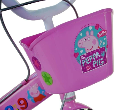 Dino 164R-PGS - PEPPA PIG 16 dětské kolo + reflexní sada