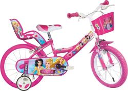 Dino 164R-PRI - Princess 16 dětské kolo + reflexní sada