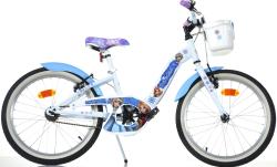 Dino 204R-SQ - Girl SNOW QUEEN 20 dětské kolo + reflexní sada