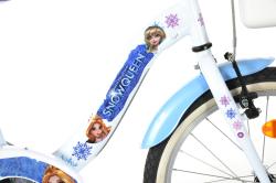Dino 204R-SQ - Girl SNOW QUEEN 20 dětské kolo + reflexní sada