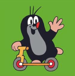 Dino DŘEVO Kostky obrázkové Krtek (Krteček) 4ks kubus (dřevěná hračka)