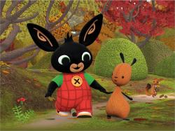 Dino DŘEVO Kubus Bing obrázkové kostky 12ks (dřevěná hračka)