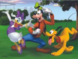 Dino DŘEVO Kubus Mickey Mouse obrázkové kostky 12ks (dřevěná hračka)