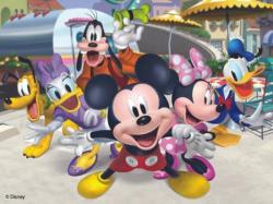 Dino DŘEVO Kubus Mickey Mouse obrázkové kostky 12ks (dřevěná hračka)