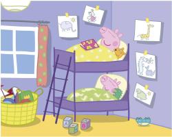 Dino DŘEVO Kubus Peppa Pig Veselý den obrázkové kostky set 20ks