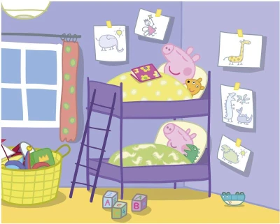 Dino DŘEVO Kubus Peppa Pig Veselý den obrázkové kostky set 20ks