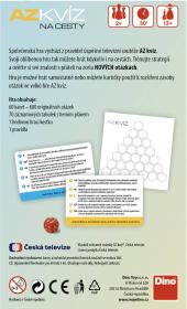 Dino Hra AZ KVÍZ Na cesty Nové otázky 600 otázek (společenská hra)