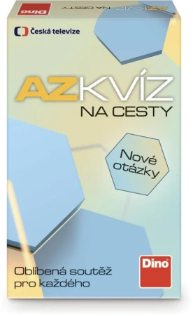 Dino Hra AZ KVÍZ Na cesty Nové otázky 600 otázok (spoločenská hra)