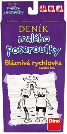 Dino Hra Denník malého poseroutky Bláznivá rýchlovka (spoločenská hra)