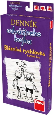 Dino Hra Deník odvážneho bojka Bláznivá rychlovka SK (společenská hra) Dino Hra Deník odvážneho bojka Bláznivá rychlovka SK (společenská hra)