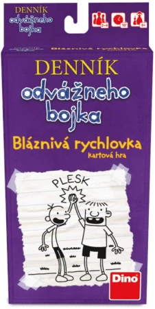 Dino Hra Denník odvážneho bojka Bláznivá rýchlovka SK (spoločenská hra)