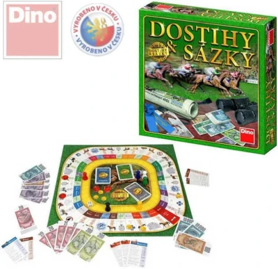 Dino HRA Dostihy a Sázky (společenská hra) Dino HRA Dostihy a Sázky (společenská hra)
