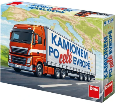 Dino Hra Kamionem po celé Evropě desková (společenská hra)