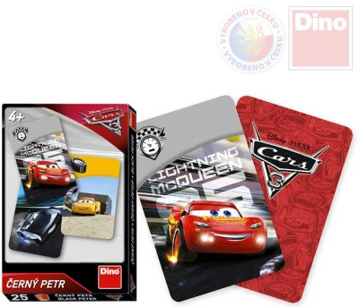 Dino Hra karetní Černý Petr Cars 3 (Auta) (společenská hra) Dino Hra karetní Černý Petr Cars 3 (Auta) (společenská hra)