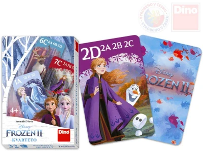 Dino Hra karetní Kvarteto Frozen II (Ledové Království) (společenská hra)