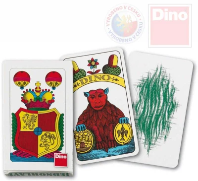 Dino HRA Karty hrací jednohlavé Mariáš (společenská hra) Dino HRA Karty hrací jednohlavé Mariáš (společenská hra)