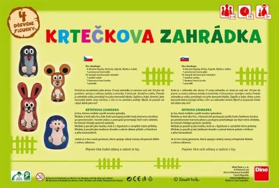 Dino Hra Krtečkova záhradka 3D Krtko (Krteček) (spoločenská hra)