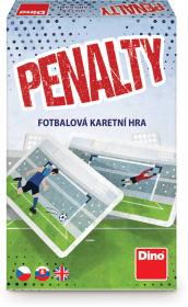 Dino Hra Penalty cestovní fotbalová karetní (společenská hra)