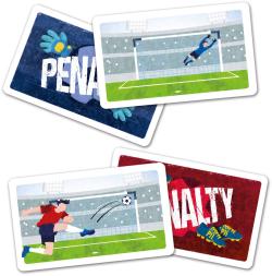 Dino Hra Penalty cestovní fotbalová karetní (společenská hra)