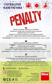 Dino Hra Penalty cestovní fotbalová karetní (společenská hra)