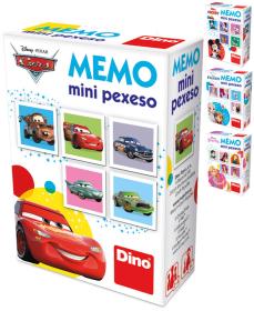 Dino HRA Pexeso Disney III. mini 12 dvojic 4 druhy (společenská hra) Dino HRA Pexeso Disney III. mini 12 dvojic 4 druhy (společenská hra)