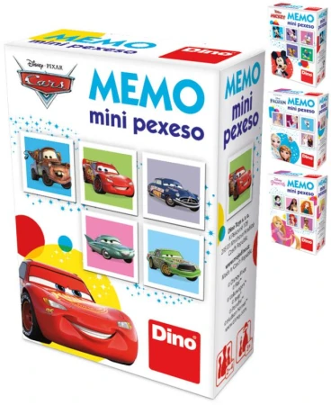 Dino HRA Pexeso Disney III. mini 12 dvojic 4 druhy (společenská hra) Dino HRA Pexeso Disney III. mini 12 dvojic 4 druhy (společenská hra)