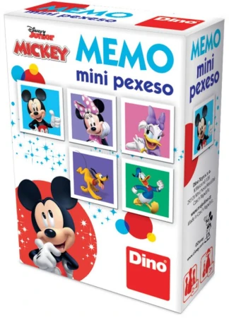 Dino HRA Pexeso Disney III. mini 12 dvojic 4 druhy (společenská hra)