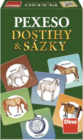 Dino HRA Pexeso Dostihy a sázky (společenská hra)