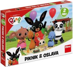 Dino Hra Piknik a Oslava Králíček Bing 2v1 (společenská hra)