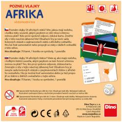 Dino Hra Poznej vlajky Afrika karetní (společenská hra)