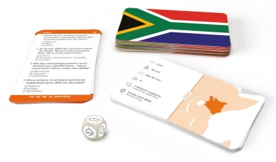 Dino Hra Poznej vlajky Afrika karetní (společenská hra)