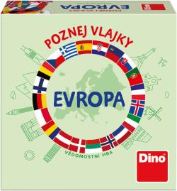 Dino Hra Poznej vlajky Evropa karetní (společenská hra) Dino Hra Poznej vlajky Evropa karetní (společenská hra)