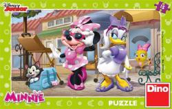 Dino Hra Puzzle Disney Junior Minnie na Montmartru 15 dílků v krabici Dino Hra Puzzle Disney Junior Minnie na Montmartru 15 dílků v krabici