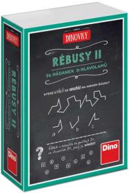 Dino Hra Rébusy II 56 hádanek a hlavolamů v krabici (společenská hra)