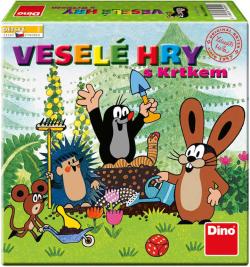 Dino Hra Veselé hry s Krtkem (Krteček) set 5 her 5v1 (společenská hra)