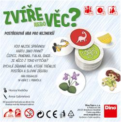 Dino Hra Zvíře nebo věc? postřehová (společenská hra)