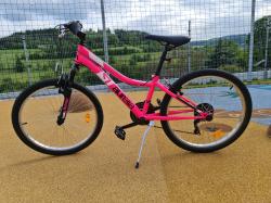 Dino Aurelia 24 růžové juniorské sportovní kolo + reflexní sada