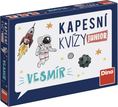 Dino Kapesní kvízy Junior Vesmír 106 otázek