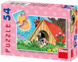 Dino Minipuzzle 54 dílků Krtek (Krteček) 20x13cm 8 druhů skládačka