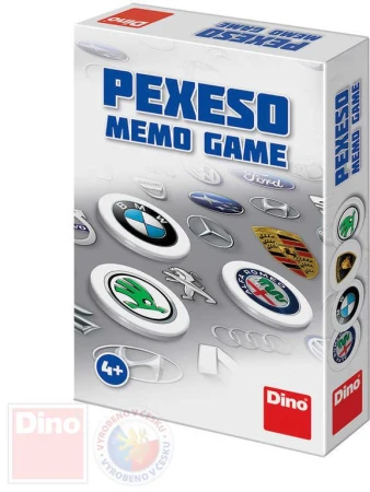 Dino Pexeso kulaté značky aut (společenská hra)