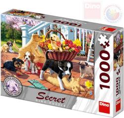 Dino Puzzle 1000 dílků Štěňata skrytá tajemství 66x47cm skládačka v krabici