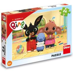 Dino Puzzle 24 dílků dětské Bing maluje