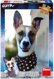 Dino Puzzle 300 dílků XL Pes Gump foto 33x47cm skládačka