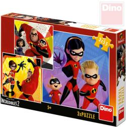 Dino Puzzle 3x55 dílků Úžasňákovi 18x18cm skládačka 3v1 v krabici Dino Puzzle 3x55 dílků Úžasňákovi 18x18cm skládačka 3v1 v krabici