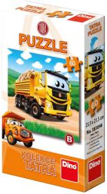 Dino Puzzle 60 dílků TATRA Auta skládačka 24x22cm 6 druhů